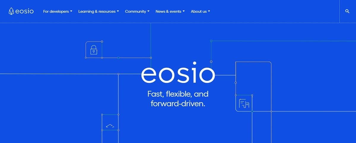 EOS is an platform powered by blockchain technology EOS is an platform powered by blockchain technology